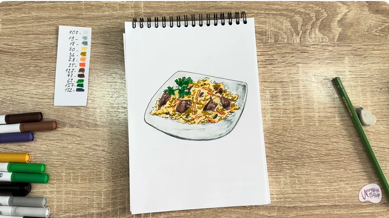 Рисуем Плов