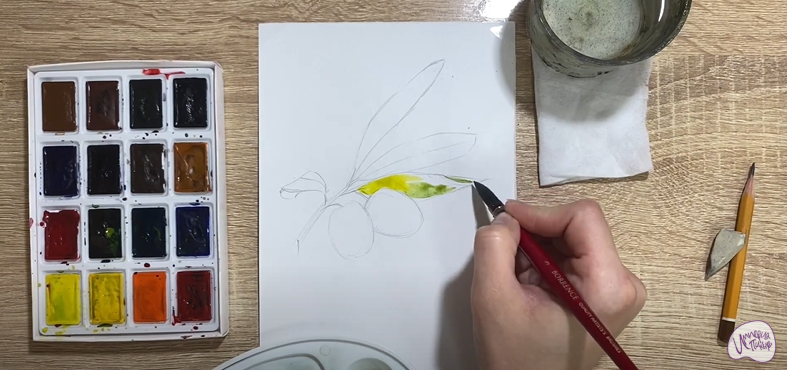 Рисуем Маслины