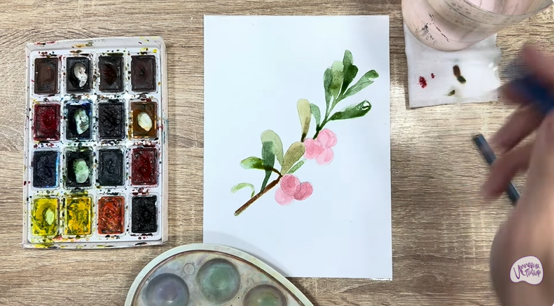 Рисуем Толокнянка