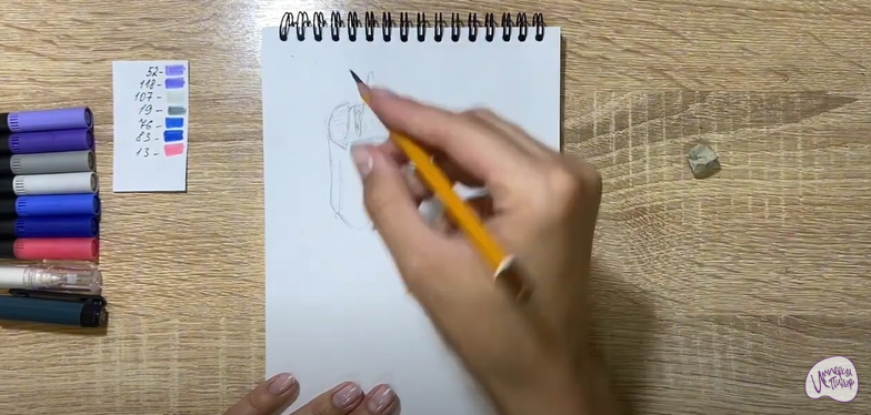 Рисуем Хандра из "Головоломки 2"