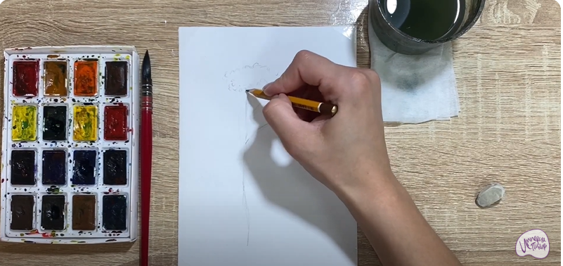 Рисуем Тысячелистник