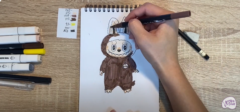 Рисуем Лабубу