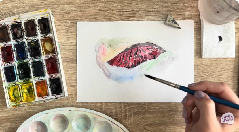 Рисуем Жабры рыбы