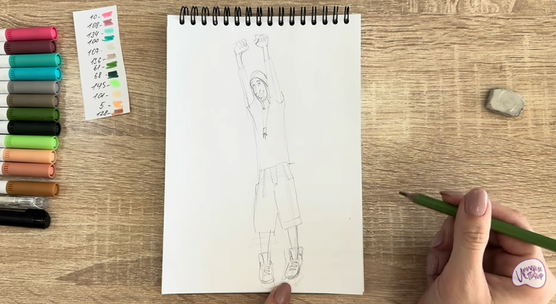 Рисуем Фред из "Город героев"