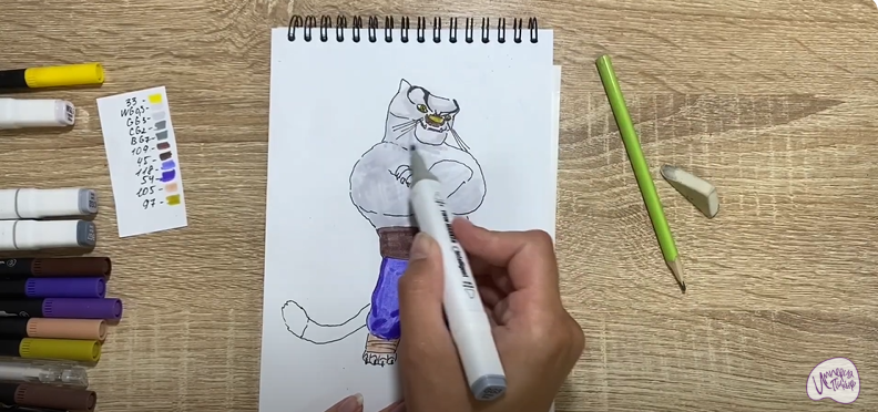 Рисуем Тай Лунг
