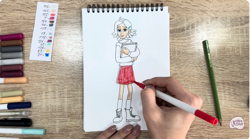 Рисуем Рина Винилион из" Доктор Динозавров"