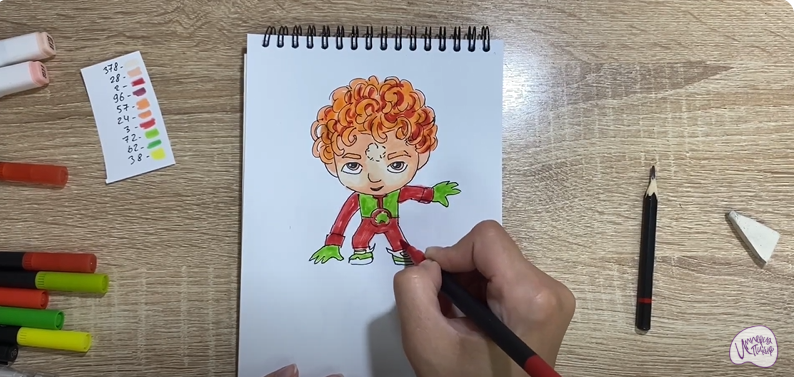 Рисуем Скаут из "Команда Флоры"