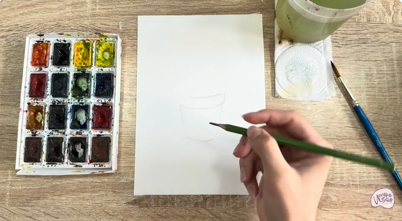 Рисуем Традесканция