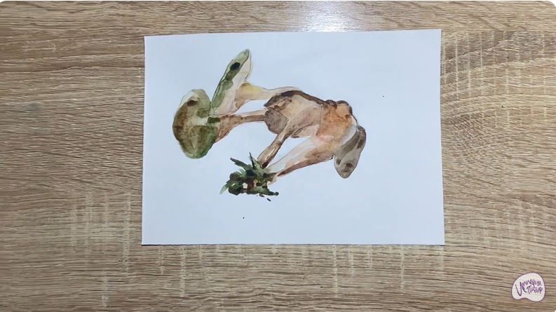 Рисуем Аскокорине торфяная
