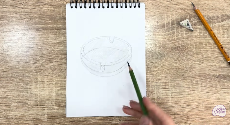 Рисуем Пепельница