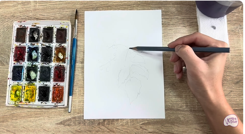 Рисуем Магония