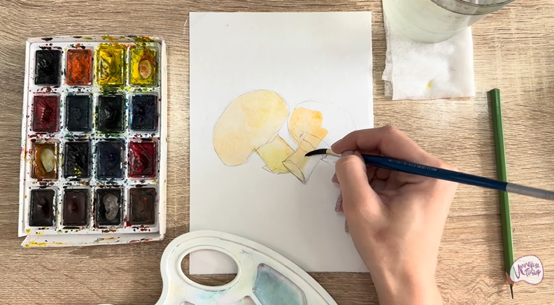 Рисуем Шампиньоны