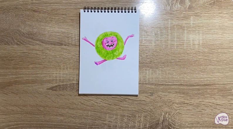 Рисуем Бублик из "Геройчики"