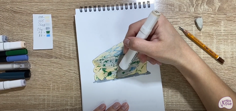 Рисуем Сыр с плесенью