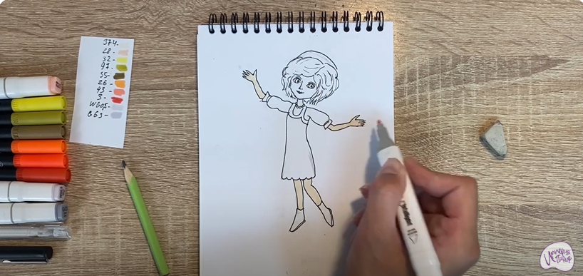 Рисуем Варя из "Царевны"
