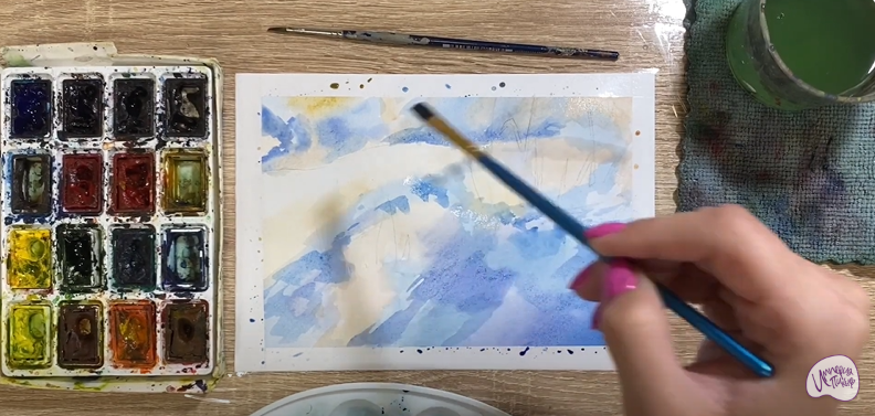 Рисуем Первый день весны