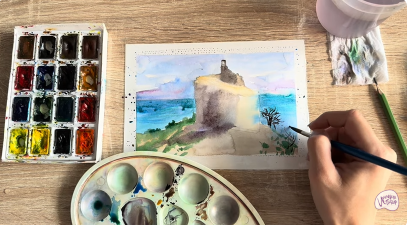 Рисуем Чобан-Кале