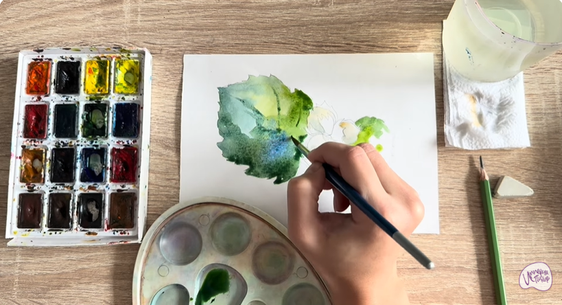 Рисуем Лещина