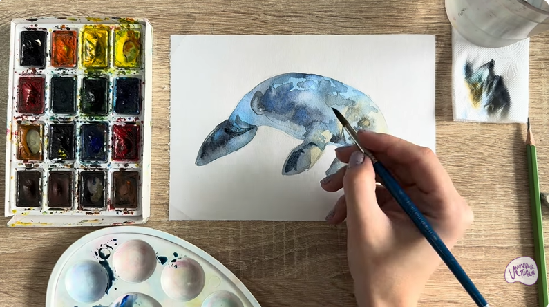 Рисуем Дюгонь