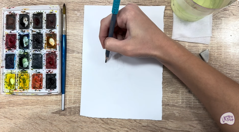 Рисуем Эдельвейс