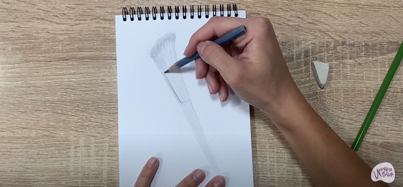 Рисуем Кисть для румян