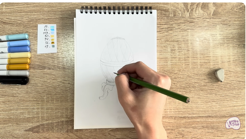 Рисуем Яйцо Фаберже