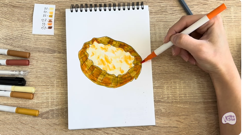 Рисуем Карельская калитка