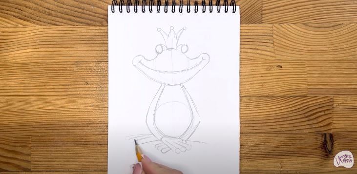Рисуем Царевна лягушка