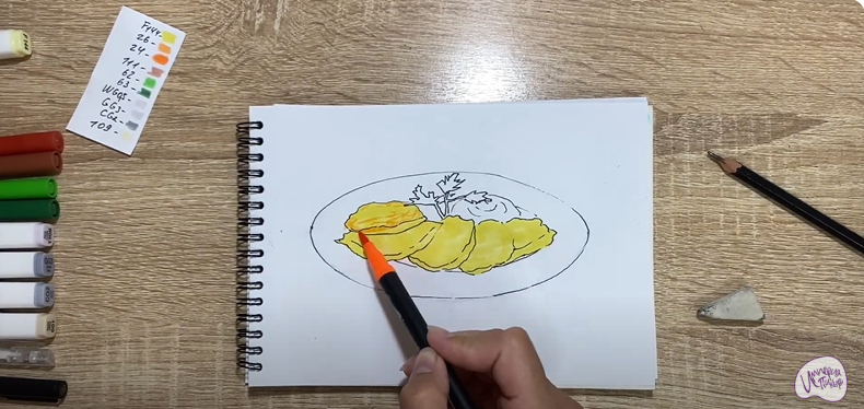 Рисуем Драники