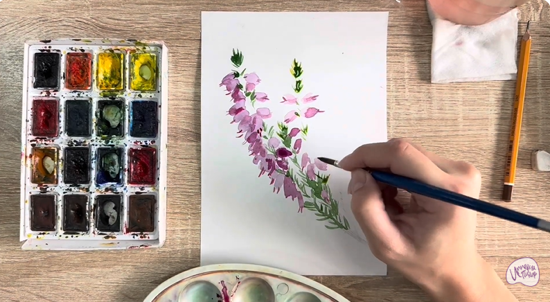 Рисуем Вереск