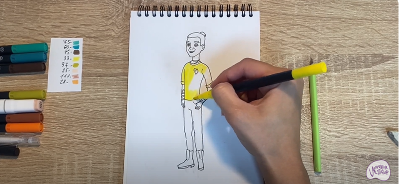 Рисуем Васко из "Царевны"