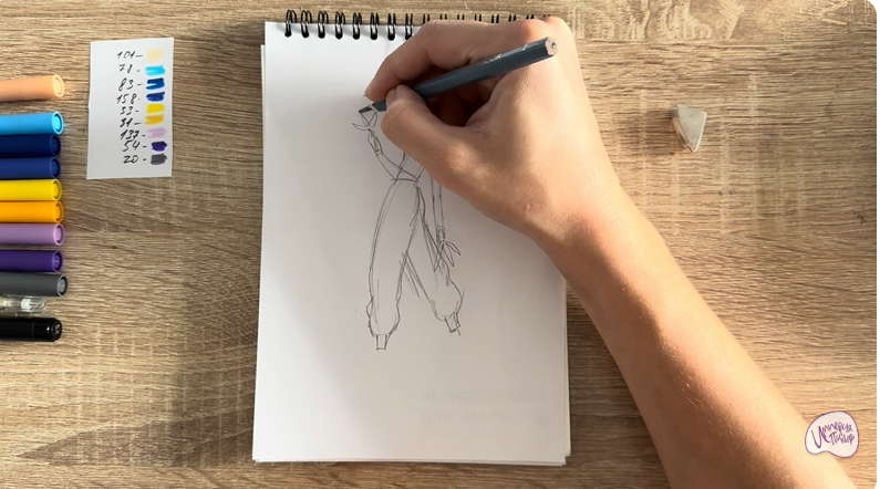 Рисуем Зои из "Кейпоп"