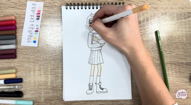 Рисуем Рина Винилион из" Доктор Динозавров"