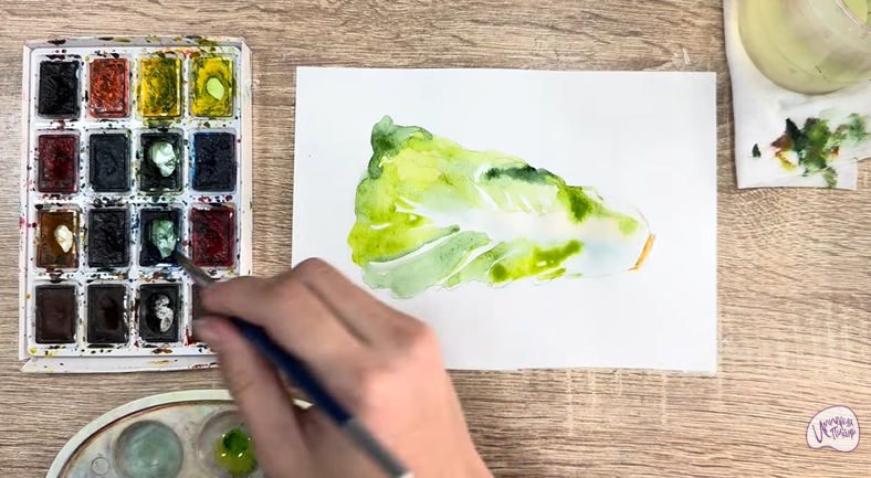 Рисуем Пекинская капуста