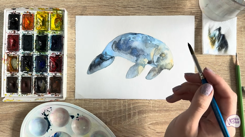 Рисуем Дюгонь