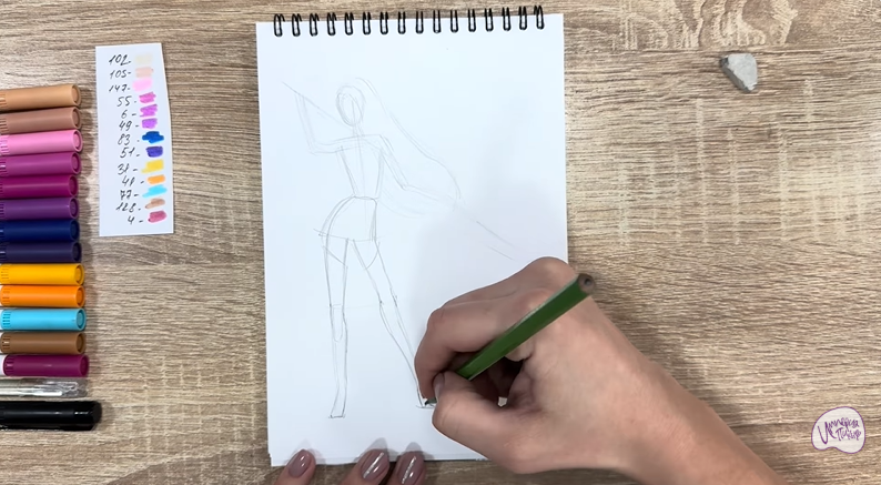 Рисуем Мира из "Кейпоп-охотницы на демонов"