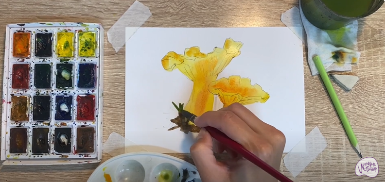 Рисуем Лисички