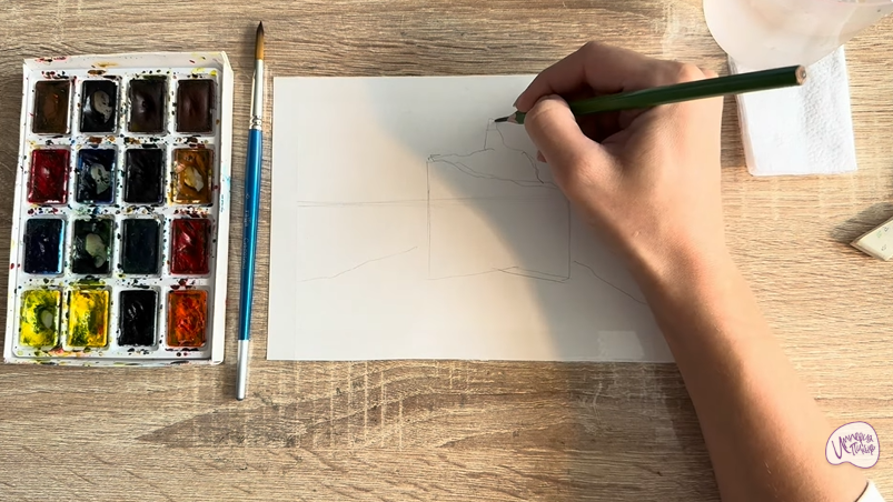 Рисуем Чобан-Кале