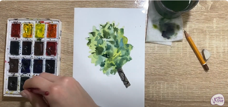 Рисуем Веник банный