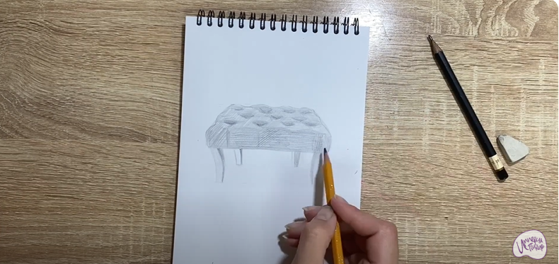 Рисуем Банкетка