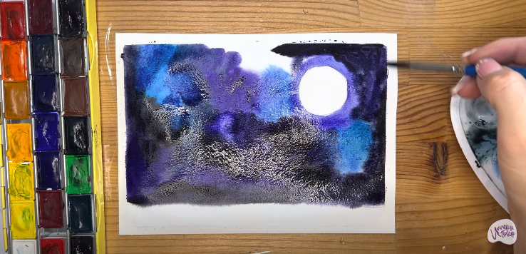 Рисуем Ночное небо