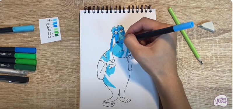 Рисуем Маффин из "Финник"