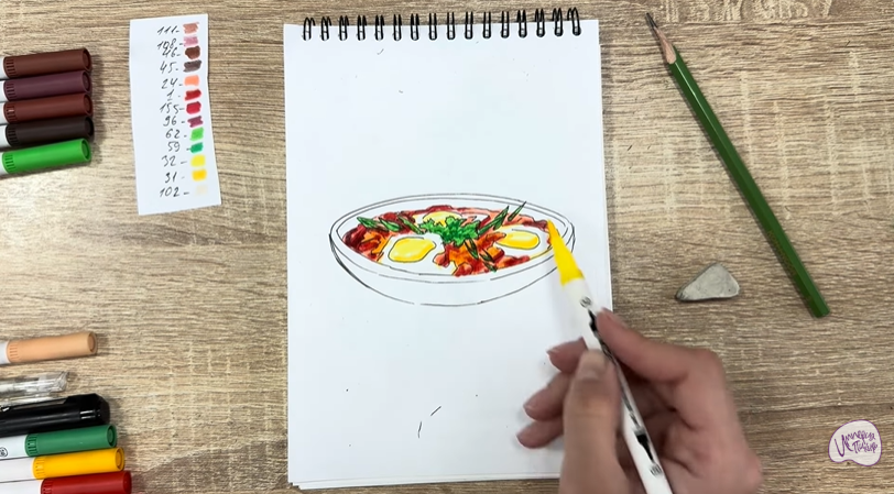 Рисуем Шакшука