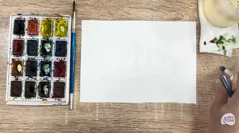 Рисуем Пекинская капуста