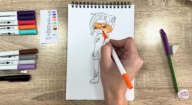 Рисуем Искра из "Джи-Джи Бонд"