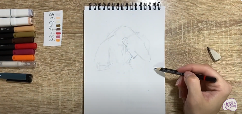 Рисуем Карлик Нос