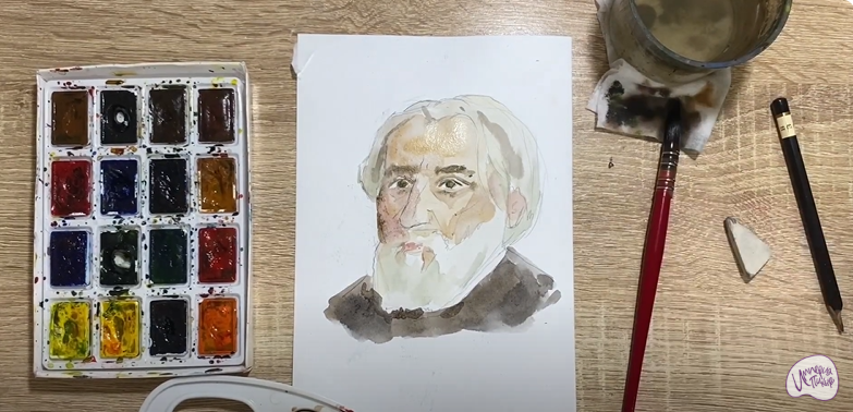 Рисуем Иван Сергеевич Тургенев