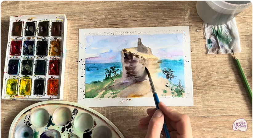 Рисуем Чобан-Кале