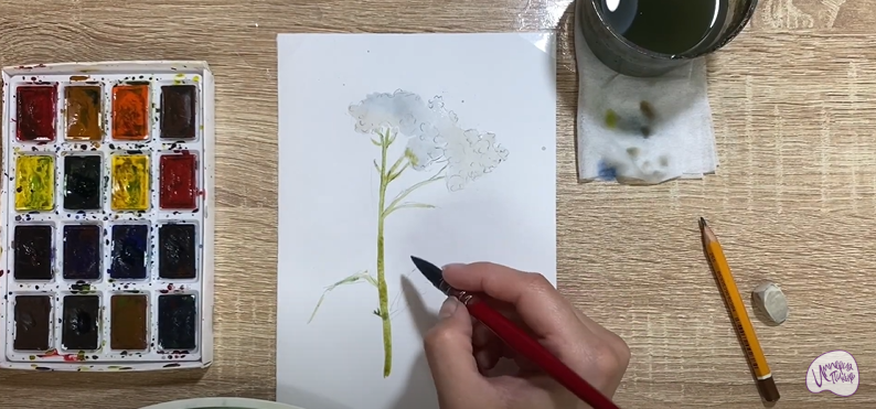 Рисуем Тысячелистник