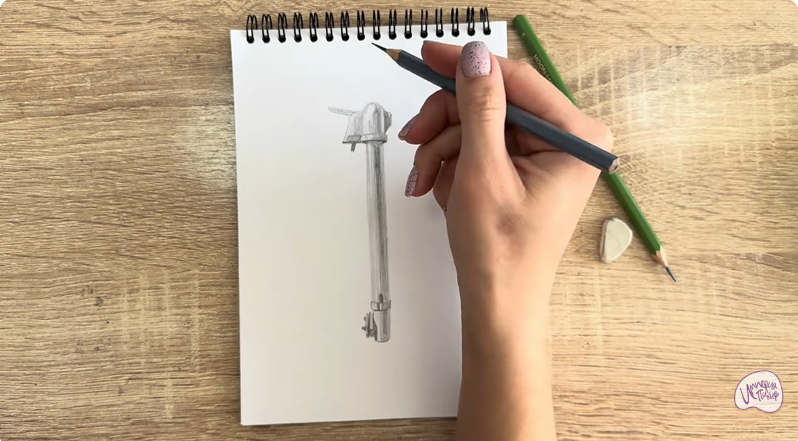 Рисуем Колонка водоразборная